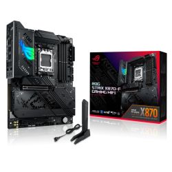 Asus ROG STRIX X870-F GAMING WIFI, AMD X870, AM5, ATX, 4 DDR5, HDMI, DP, 2 USB4, Wi-Fi 7, 2.5G LAN, PD 30W, RGB, 4x M.2 Asus ROG STRIX X870-F GAMING WIFI, AMD X870, AM5, ATX, 4 DDR5, HDMI, DP, 2 USB4, Wi-Fi 7, 2.5G LAN, PD 30W, RGB, 4x M.2